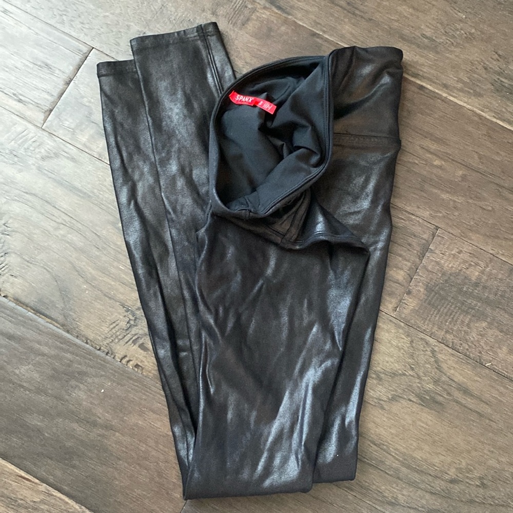 SPANX faux leather leggings